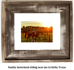 family horseback riding near me in Kirby, Texas